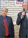 Зам. начальника РУО Гусейн Магомедов (справа) и начальник методцентра РУО Шахрудин Ахмедов (слева) на открытии фестиваля знаний -2010г. 