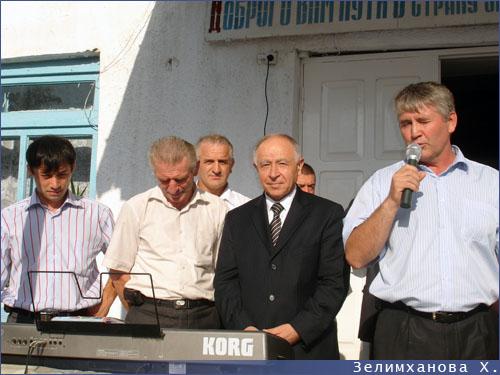 Первый визит в Цумадинский район первого Президента Республики Дагестана Муху Гимбатовича Алиева,  Первый визит в Цумадинский район первого Президента Республики Дагестана Муху Гимбатовича Алиева
