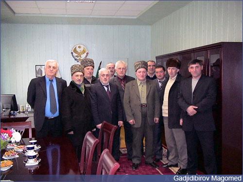 Гости у главы района Гаджидибирова Магомеда.,  Гости у главы района Гаджидибирова Магомеда.