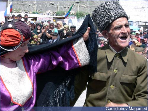 Празднование 9 мая в с. Агвали. 2006 год.,  Празднование 9 мая в с. Агвали. 2006 год.