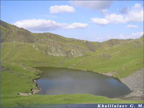 Lake in settlement the Bottom Hvarshini,  Lake in settlement the Bottom Hvarshini