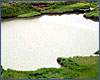Lake in settlement Kvanada