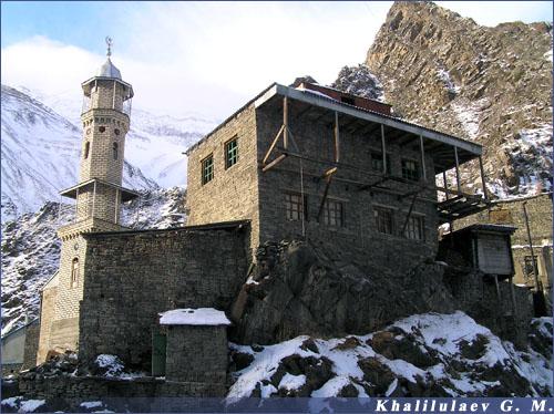 Мечеть в селение Саситли, зима 2006 года,  Мечеть в селение Саситли, зима 2006 года