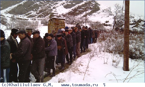 Похороны погибшего Шейхмагомедова Шамиля,  Похороны погибшего Шейхмагомедова Шамиля