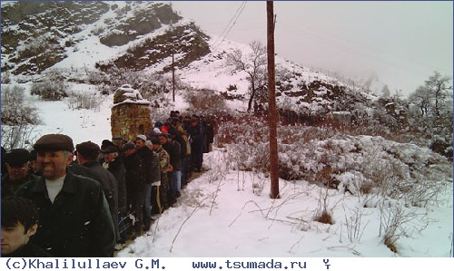 Похороны погибшего Шейхмагомедова Шамиля,  Похороны погибшего Шейхмагомедова Шамиля
