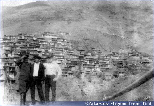 Селение Тинди. Снимок сделан где-то между 1965-1966 годами.,  Селение Тинди. Снимок сделан где-то между 1965-1966 годами.