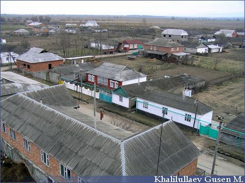 Обзор селения Новосастили с минарета местной мечети,  Обзор селения Новосастили с минарета местной мечети