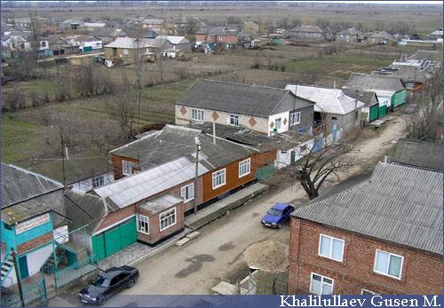 Обзор селения Новосастили с минарета местной мечети,  Обзор селения Новосастили с минарета местной мечети