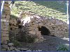 Подземный арочный сарай для мелкорогатого скота в с. Тлондода