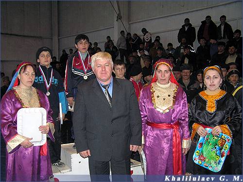 XXXIII Турнир по вольной борьбе на приз Героя Советского Союза Кади Абакарова. Церемония награждения,  XXXIII Турнир по вольной борьбе на приз Героя Советского Союза Кади Абакарова. Церемония награждения