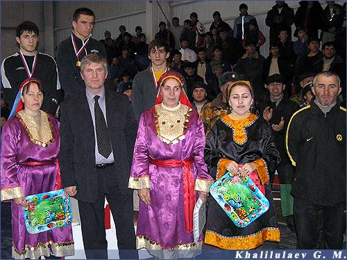 XXXIII Турнир по вольной борьбе на приз Героя Советского Союза Кади Абакарова. Церемония награждения,  XXXIII Турнир по вольной борьбе на приз Героя Советского Союза Кади Абакарова. Церемония награждения