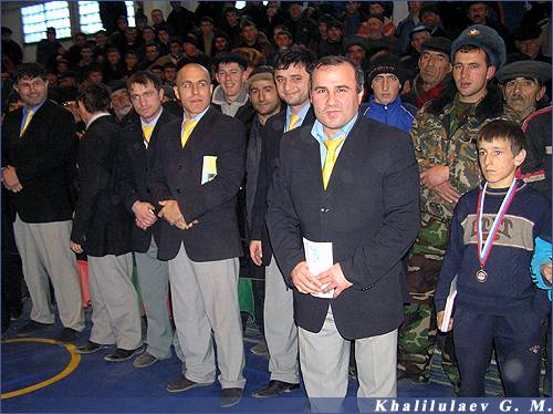 XXXIII Турнир по вольной борьбе на приз Героя Советского Союза Кади Абакарова. Церемония награждения,  XXXIII Турнир по вольной борьбе на приз Героя Советского Союза Кади Абакарова. Церемония награждения