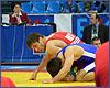 Махач Муртазалиев выступает на Чемпионате Европы г. Москва