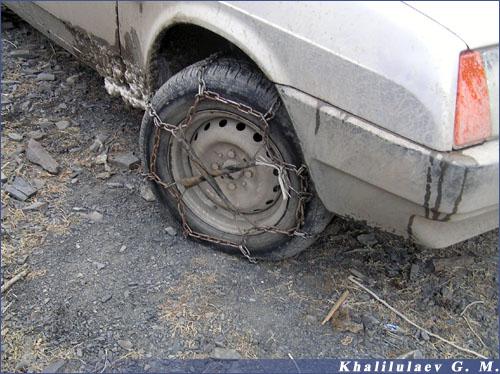 In the winter in mountain conditions to not pass without circuits not driving wheels,  In the winter in mountain conditions to not pass without circuits not driving wheels